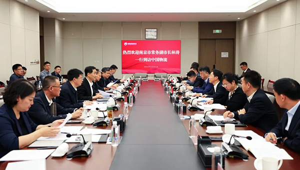 徐鸿会见南京市委常委、常务副市长林涛